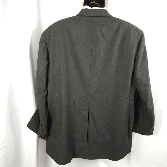 Hart Schaffner Marx Mens 48R Gray 2-Button Single Vent Sports Coat Blazer - Picture 2 of 9